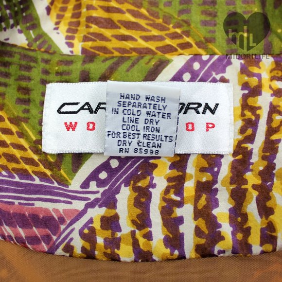 CAROL HORN WORKSHOP Colorful Silk Blazer - Picture 5 of 8